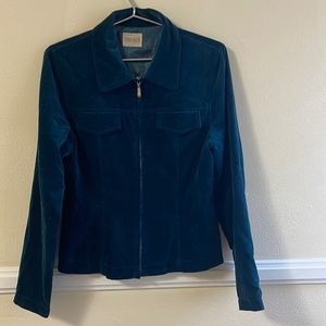 Zip up velvet Jacket